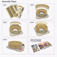 DT-339 3D Пазл CubicFun The Colosseum National Geographic 131 pcs
