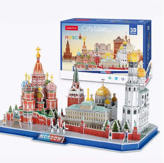 DT-337 Пазл CubicFun City Line 204 pcs
