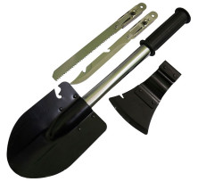 LT-002 Лопатка с топором и мини пилой