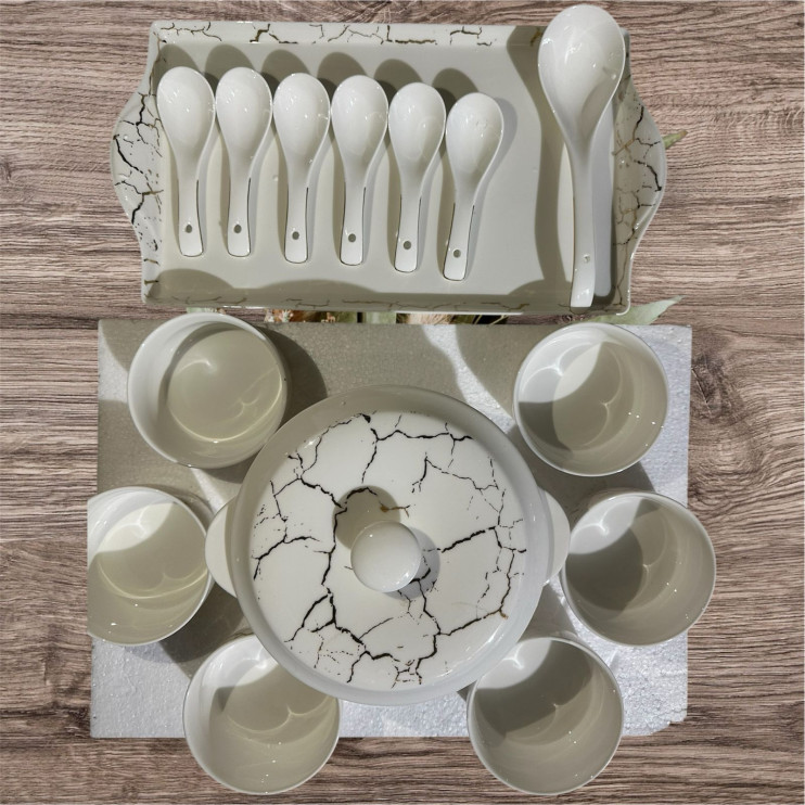 KP-125 Набор Ceramics посуды с подносом