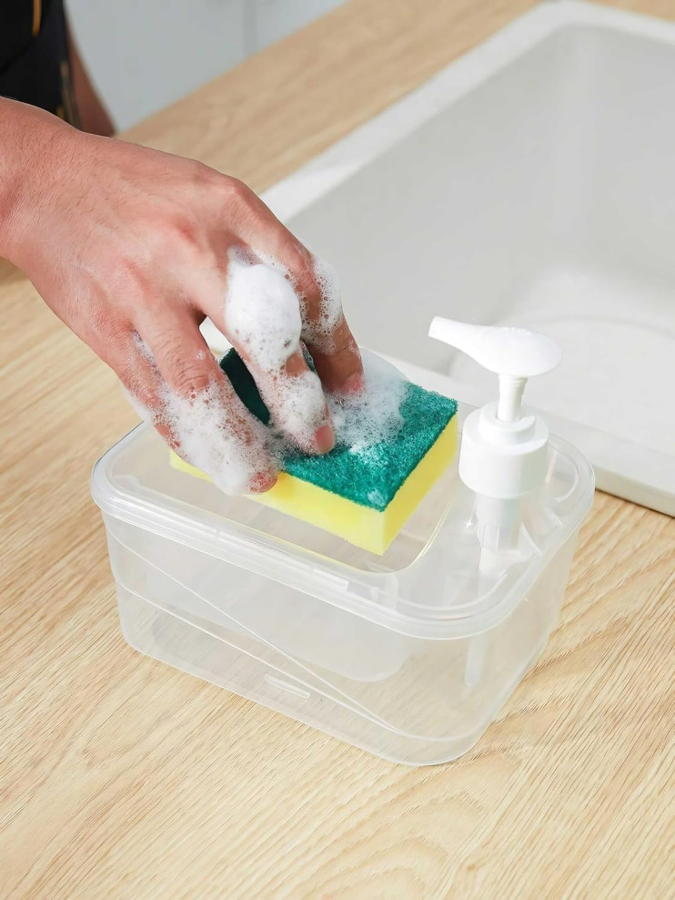 RZ-771 Дозатор для моющего средства с подставкой для губки