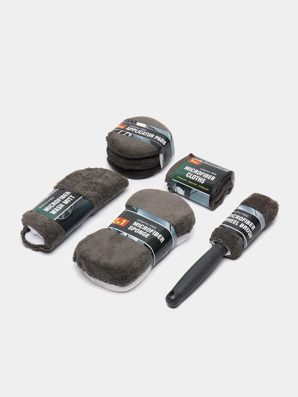 RZ-347 Набор для детейлинга Car Wash Kit 9шт автомобильный