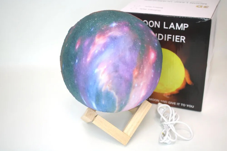 NCH-020-15C Ночник-светильник Humidifier Moon Lamp с увлажнителем и пультом
