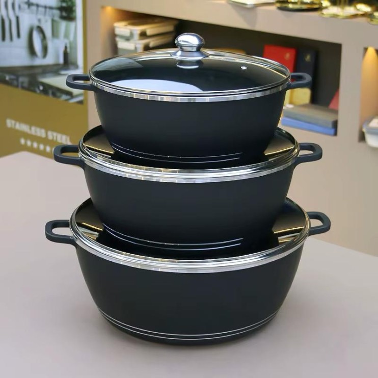 KP-360 Набор кастрюль WK 6шт с крышкой