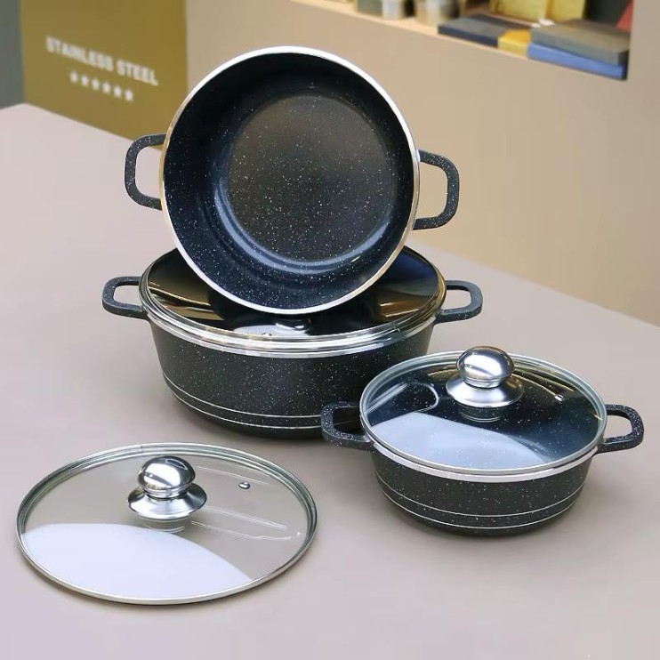 KP-360 Набор кастрюль WK 6шт с крышкой