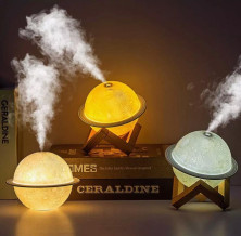 NCH-069 Ночник-увлажнитель 3D Saturn Lunar Lamp  сатурн