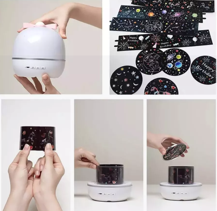 NCH-039 Ночник-проектор LY20033B музыкальный