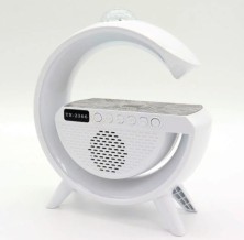 FNL-143 Смарт лампа-ночник YN-2366  с беспроводной зарядкой и дискошаром / Лампа с блютуз колонкой / Настольная лампа 