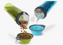 TV-657 Бутылка Snack-Duo двойная для воды и корма для животных