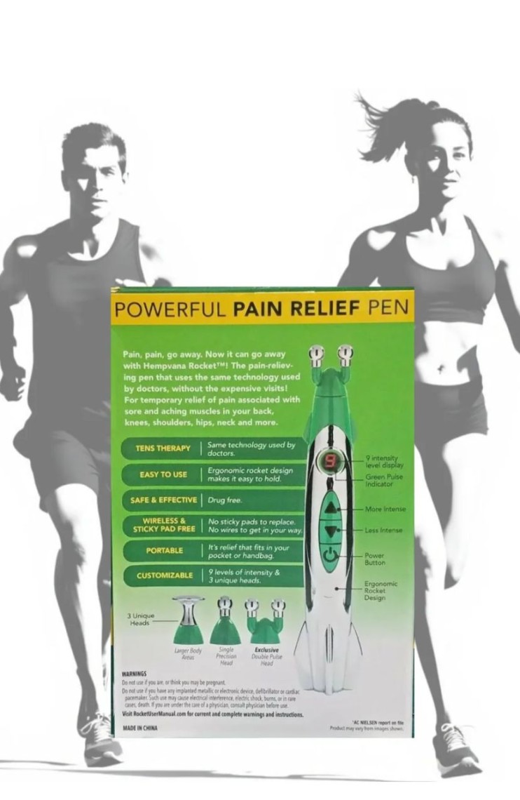 MS-342 Массажер- электроручка  Rocket Pain Relief Pen  для тела