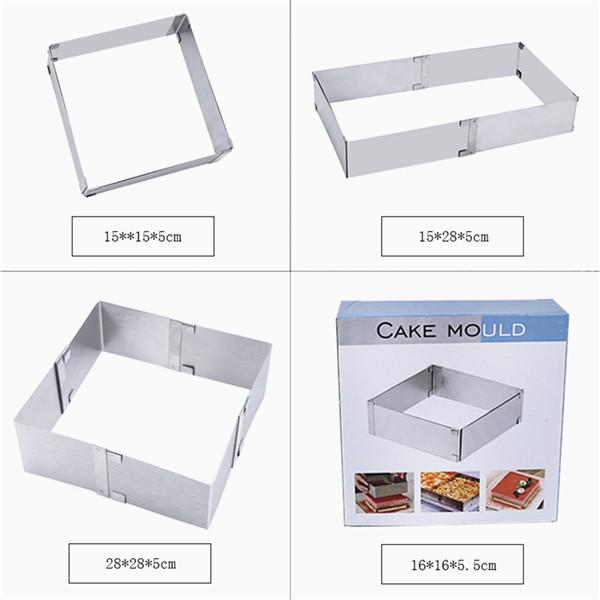 RZ-694 Форма для выпечки квадратный Cake Mould 15-28см