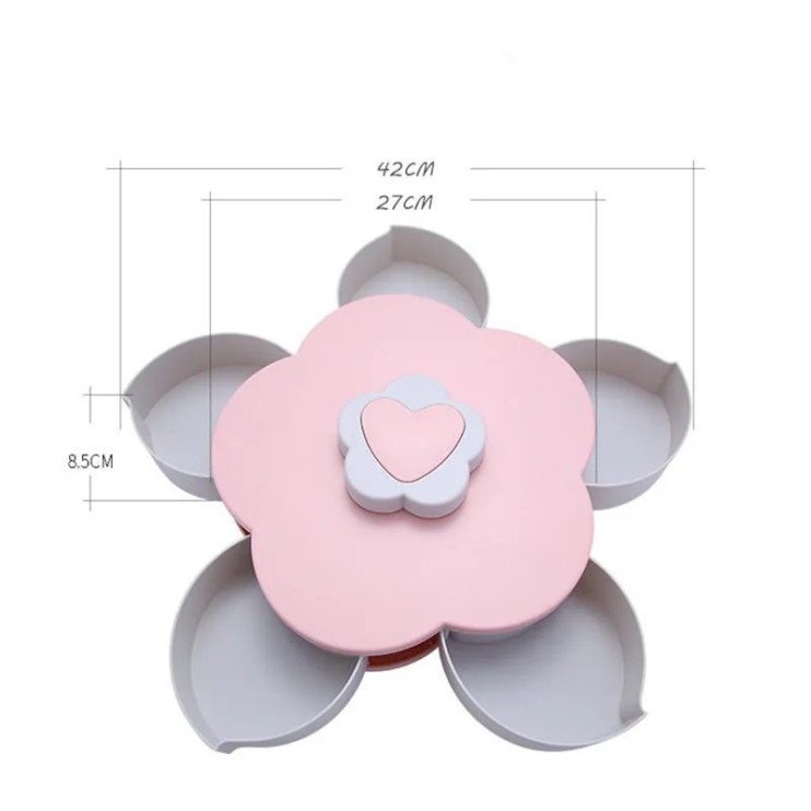 TV-602 Коробка  "Flowers Overflow Candy Box" для конфет oдноярусная