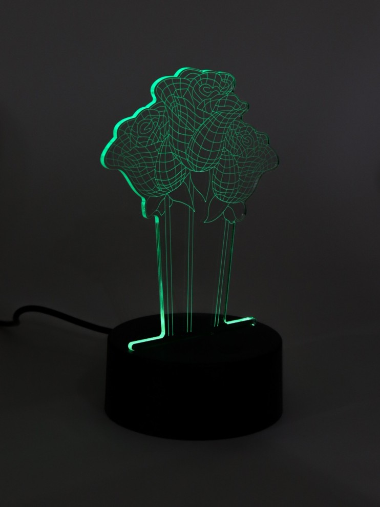 NCH-056 Ночник Розы 3D