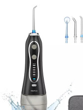 TDK-048  Ирригатор Black Bags  h2O Floss  c сумкой 6 насадок