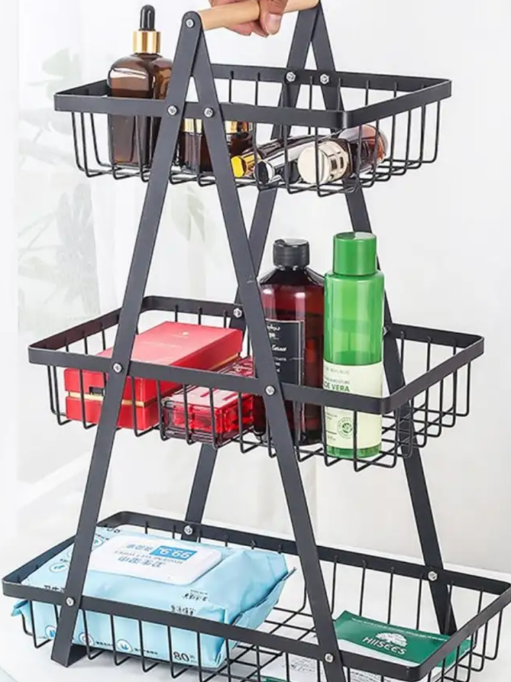 RZ-358 Корзина Home Storage Rack для фруктов и овощей 3 яруса