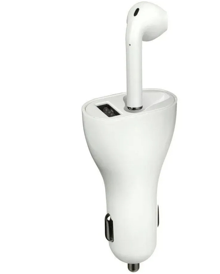 OP-194 Наушники в прикуриватель 2в1