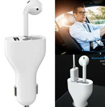 OP-194 Наушники в прикуриватель 2в1