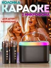 OP-235 Колонка Family KTV  с микрофонами 