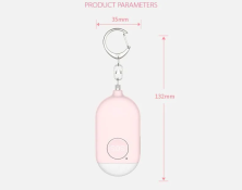 TDK-274 Брелок-сирена Personal Alarm для самообороны с фонариком