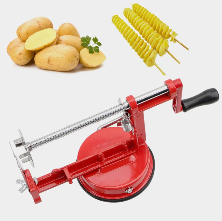 KP-021 Нож Spiral Potato Slicer спиральный  для нарезки картофеля 