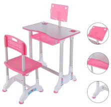 DT-314 Детский стул и стол розовый B-01