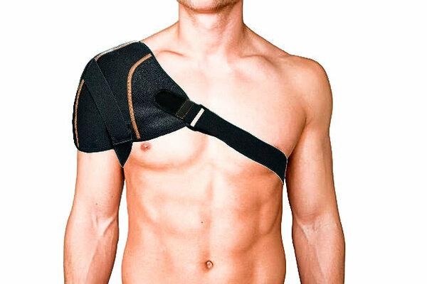 MS-238 Бандаж Rapid Relief на плечевой сустав регулируемый с гелевым пакетом, размер универсальный