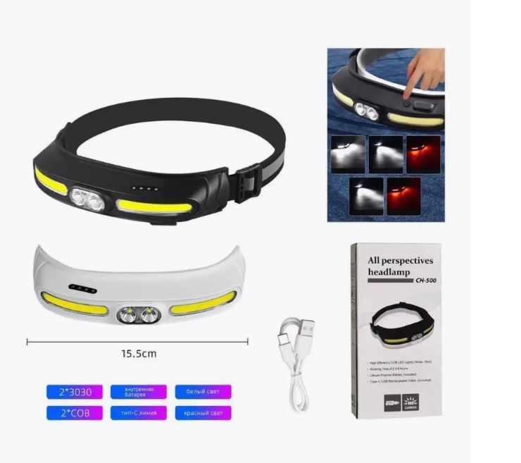 FNL-003 Фонарь All Perspectives Headlamp CH-500 налобный