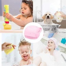 KP-421 Щетка Silicone Massage Bath Brush для тела силиконовая
