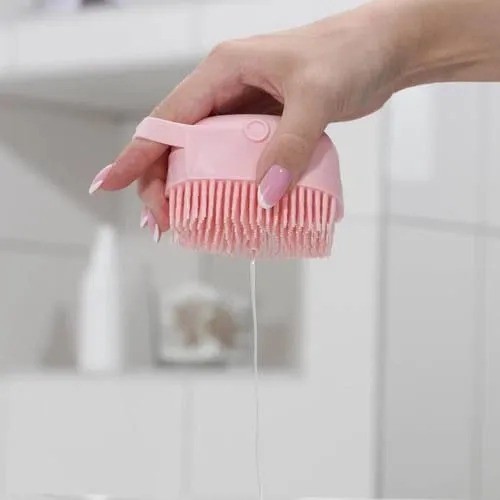 KP-421 Щетка Silicone Massage Bath Brush для тела силиконовая