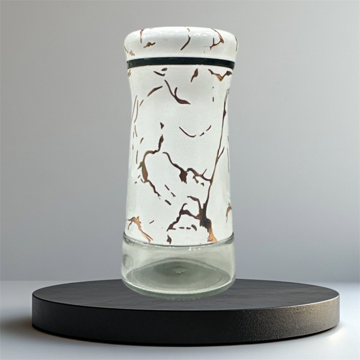 KP-136 Солоноки Glass Canister With Metal Casing 12 шт в наборе