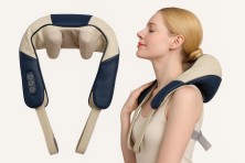 MS-384 Массажер для шеи и плеч Синий Neck Massager