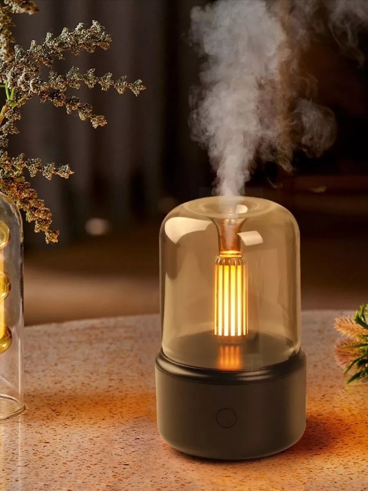 HM-179 Увлажнитель воздуха Mini Desktop Ultrasonic Air Humidifier LED 2 в 1 ультразвуковой