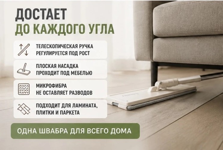 TY-003 Швабра Housekeeper Typemop с ведром 6 л