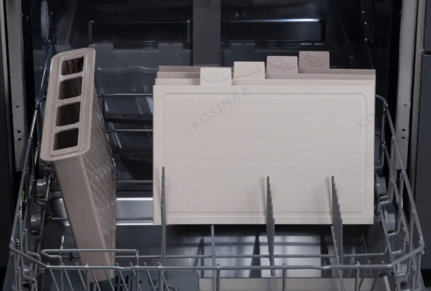 KP-896 Доска разделочная пластиковая набор на подставке 4 шт