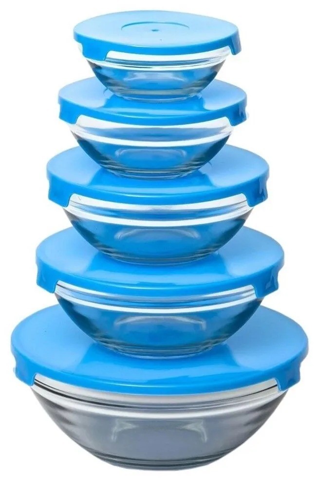 KP-344 Набор контейнеров Glass Bowl Set 5 шт