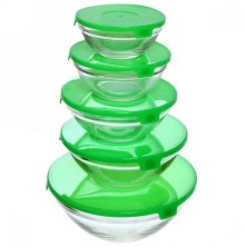 KP-344 Набор контейнеров Glass Bowl Set 5 шт