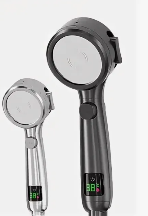 DOM-003 лейка для душа 4D Grears Shower микро-точки с LED дисплеем