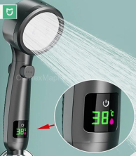 DOM-003 лейка для душа 4D Grears Shower микро-точки с LED дисплеем