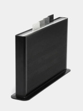 KP-631 Набор из 4-х разделочных досок с подставкой для хранения черные