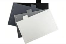 KP-631 Набор из 4-х разделочных досок с подставкой для хранения черные