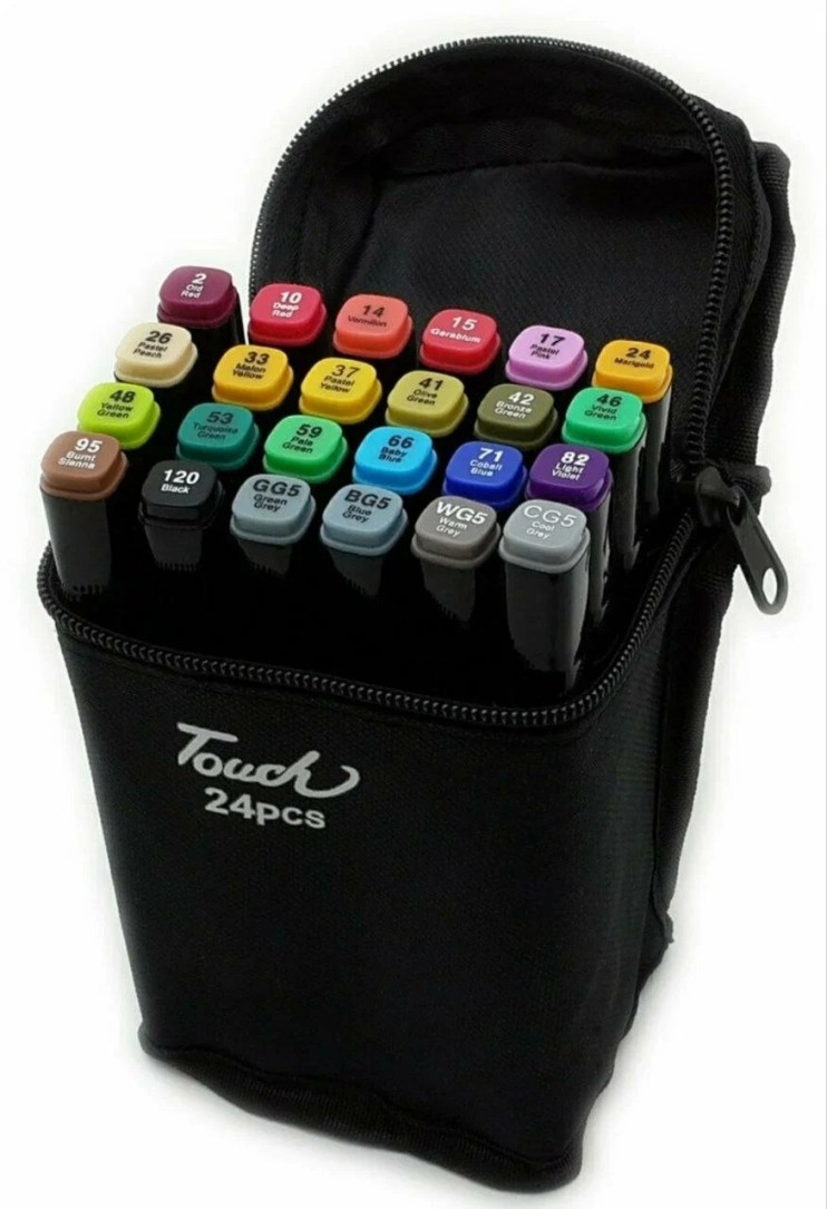 TV-594 Фломастеры для скетчинга 24 шт