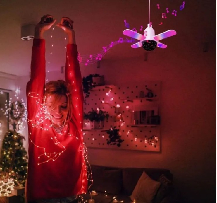 RZ-024 Диско-лампа Deformation Music lamp