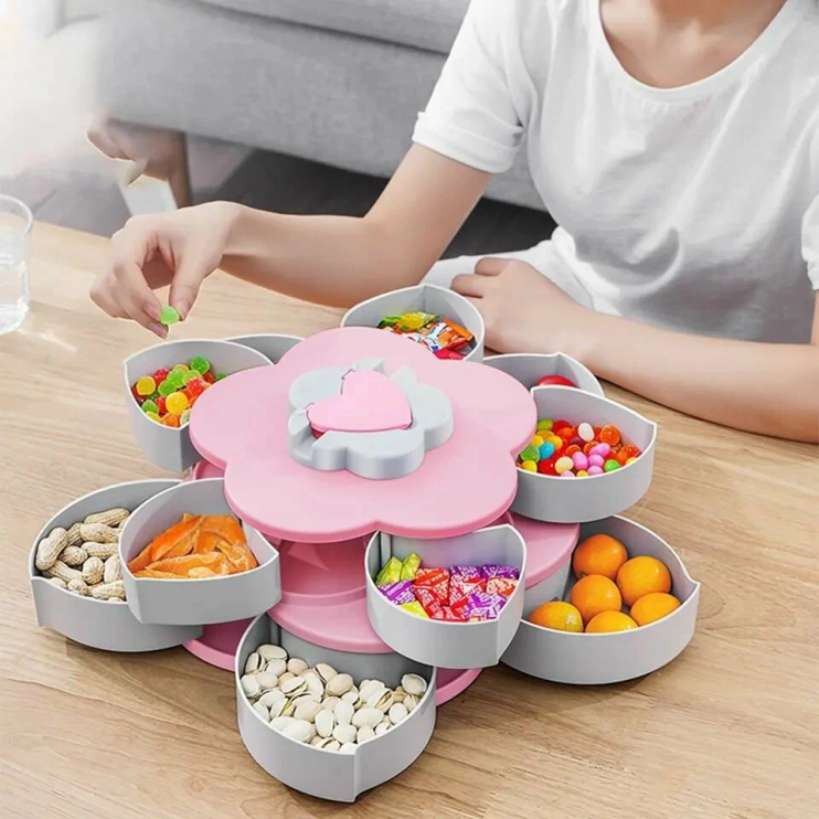 TV-601 Коробка Flowers Overflow Candy Box для конфет двухъярусная