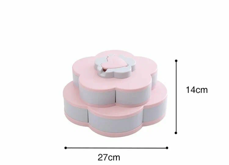 TV-601 Коробка Flowers Overflow Candy Box для конфет двухъярусная