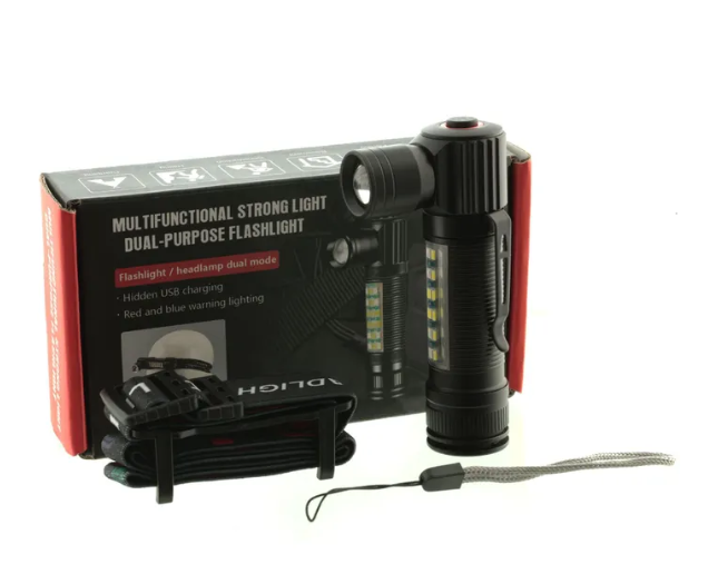 FNL-034 Фонарь  Multifunctional Strong Light Dual-Purpose Flashlight (B-12) ручной