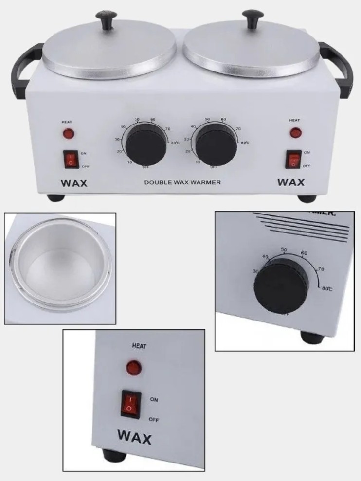 RZ-488 Воскоплав с двумя металлическими чашками