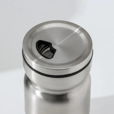 KP-133 Набор Glass Canister With Metal Casing для специй 6pcs солонок 