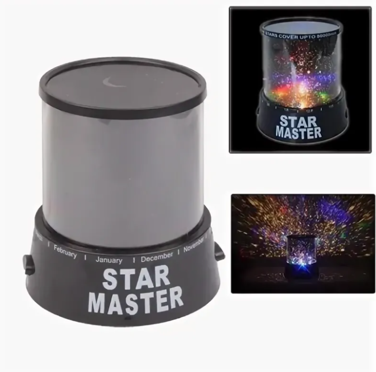NCH-015 Ночник проектор Star Master Led Interchanging Colours звездное небо