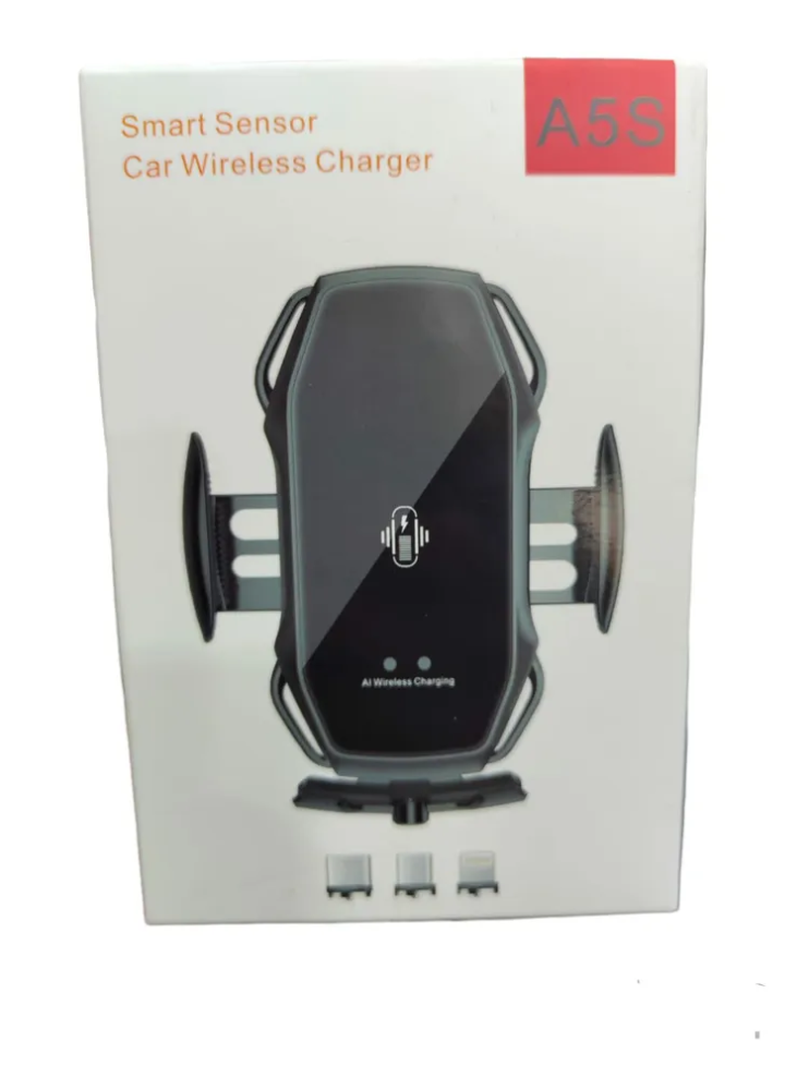 AV-209 Держатель Car Wireless Charger автомобильный + зарядка A5S