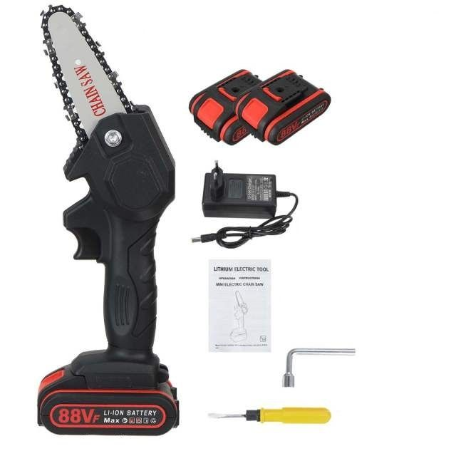 IN-266 Пила Mini Electric Chainsaw мини 2 акб в коробке